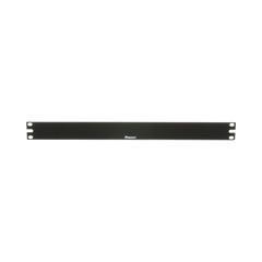 Tapa Ciega Para Rack Estándar de 19in, Plano, de Acero, 1UR, Color Negro