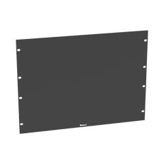 Tapa Ciega Para Rack Estándar de 19in, Plano, de Acero, 8UR, Color Negro