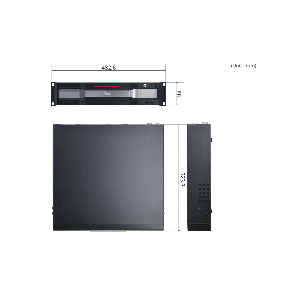 NVR 4K | 64 Canales | Almacenamiento Hasta 240 TB | Entrada y Salida de Audio | Entrada y Salida de Alarma | Incluye 2 Discos Duros 2 TB