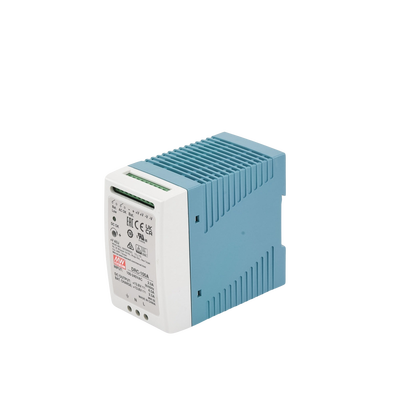 Fuente de poder Riel Din 12V, 100W con Cargador de Batería