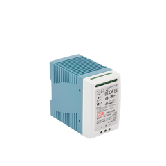Fuente de poder Riel Din 12V, 100W con Cargador de Batería