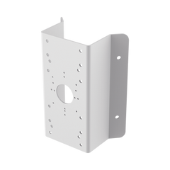 Montaje de Esquina para PTZ TURBOHD o IP / Uso en Exterior / Material de Acero de Carbono / Color Blanco