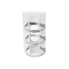 Montaje Vertical para Poste / Material de Acero Inoxidable