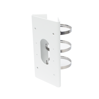 Montaje Vertical para Poste / Material de Acero Inoxidable