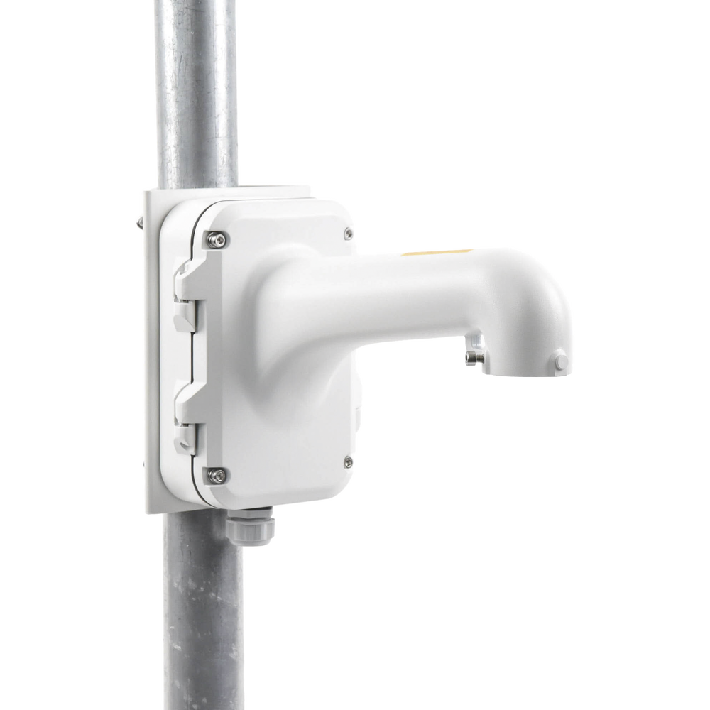 Montaje de Poste para Domos Hikvision / Color Blanco / Uso en Exterior