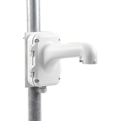 Montaje de Poste para Domos Hikvision / Color Blanco / Uso en Exterior
