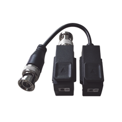 Kit de Transceptor (Balluns) TURBOHD con Boton Push / Hasta 8 MP (4K) / 100% Cobre / Soporta HD-TVI / AHD / CVI / CVBS / Audio por Coaxitron / Datos para Menu de Configurar de Cámaras