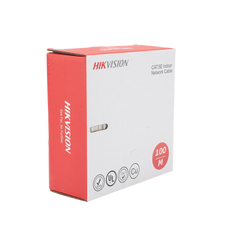 Bobina de Cable UTP 100 Mts / Cat 5E (24 AWG) / Color Blanco / PVC (CM) / Uso en Interior / 100% Cobre / Aplicaciones de CCTV y Redes de Datos