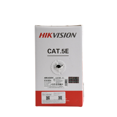 Bobina de Cable UTP 305 Metros / Cat5E (24 AWG) / Color Blanco / PVC (CM) / Uso en Interior / 100% Cobre / Aplicaciones de CCTV y Redes de Datos