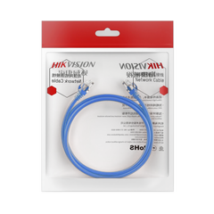 Cable de Parcheo (Patch Cord) / UTP / Cat. 6 (24 AWG) / 0.50 Metros (1.64 Pies) / Color Azul / Ideal para PoE+ / Interior