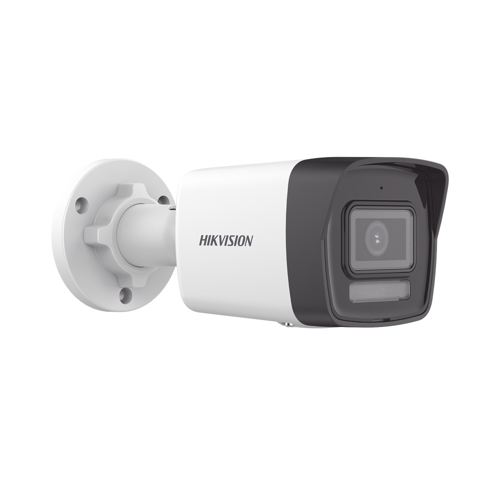 [Dual Light] Bala IP 2 Megapixel / Lente 2.8 mm / 30 mts IR + 30 mts Luz Blanca / Micrófono Integrado / Motion Detection 2.0 / Exterior IP67 / H.265 / PoE / Micro SD