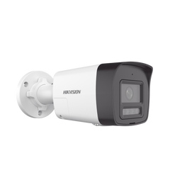 [PROTECCIÓN ACTIVA] Bala IP 4 Megapixel / Lente 2.8 mm / Dual Light (30 mts IR + 20 mts Luz Blanca)  / Audio de Dos Vías /  Luz Intermitente y Alerta de Audio / Micrófono Integrado / ACUSENSE Lite / Exterior IP67 / H.265 / PoE