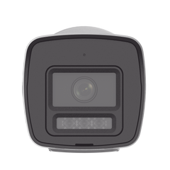 [PROTECCIÓN ACTIVA] Bala IP 4 Megapixel / Lente 2.8 mm / Dual Light (30 mts IR + 20 mts Luz Blanca)  / Audio de Dos Vías /  Luz Intermitente y Alerta de Audio / Micrófono Integrado / ACUSENSE Lite / Exterior IP67 / H.265 / PoE