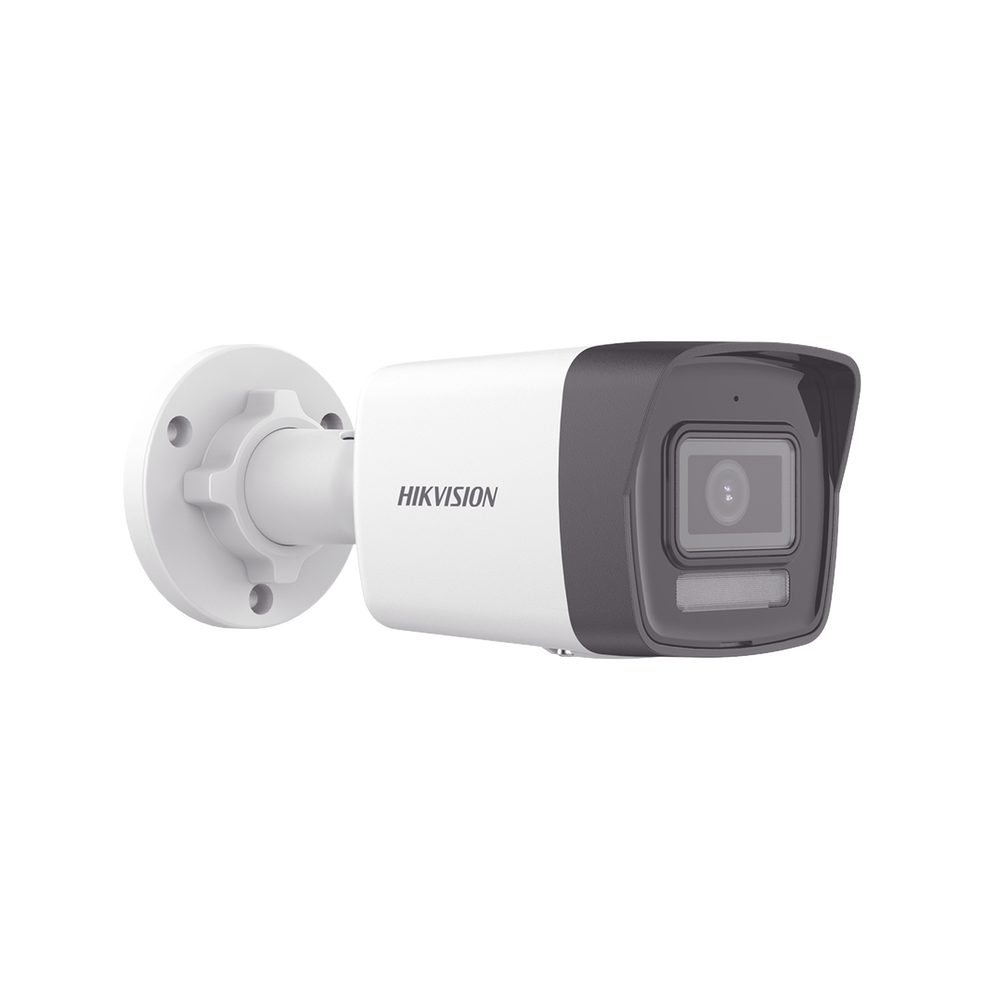 Bala IP 6 Megapixel / Lente 2.8 mm / Dual Light (30 mts IR + 30 mts Luz Blanca) / Micrófono Integrado / ACUSENSE Lite / Exterior IP67 / H.265 / PoE