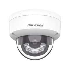 [Dual Light] Domo IP 2 Megapixel / Lente 2.8 mm / 30 mts IR + Luz Blanca / Micrófono Integrado / Antivandálico IK08 / ACUSENSE Lite / Exterior IP67 / H.265+/H.264+ / PoE / ONVIF (Profile S/T)