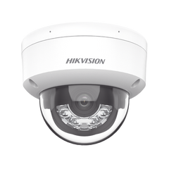 [Dual Light] Domo IP 2 Megapixel / Lente 2.8 mm / 30 mts IR + Luz Blanca / Micrófono Integrado / Antivandálico IK08 / ACUSENSE Lite / Exterior IP67 / H.265+/H.264+ / PoE / ONVIF (Profile S/T)