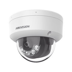 [Dual Light] Domo IP 2 Megapixel / Lente 2.8 mm / 30 mts IR + Luz Blanca / Micrófono Integrado / Antivandálico IK08 / ACUSENSE Lite / Exterior IP67 / H.265+/H.264+ / PoE / ONVIF (Profile S/T)