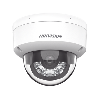 [Dual Light] Domo IP 6 Megapixel / Lente 2.8 mm / 30 mts IR + 30 mts Luz Blanca / Micrófono Integrado / ACUSENSE Lite / Exterior IP67 / H.265 / PoE / ONVIF