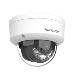 [Dual Light] Domo IP 8 Megapixel (4K) / Lente 2.8 mm / 30 mts IR + 30 mts Luz Blanca / Micrófono Integrado / Antivandálico IK08 / ACUSENSE Lite / Exterior IP67 / H.265 / PoE / Micro SD
