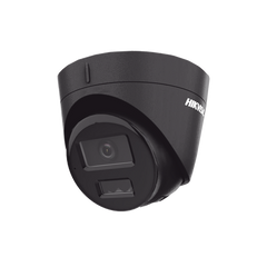 [Dual Light] Turret IP 4 Megapixel / Color Negro /  Lente 2.8 mm / 30 mts IR + 30 mts Luz Blanca / Micrófono Integrado / ACUSENSE Lite / Exterior IP67 / H.265 / PoE / ONVIF / Micro SD