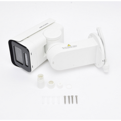 Bala IP PTZ 4 Megapixel / Lente Mot. 2.8 a 12 mm  / Luz IR 50 mts / WDR 120 dB  / PoE / IP66 / Microfono Integrado / Micro SD / Ultra Baja Iluminación