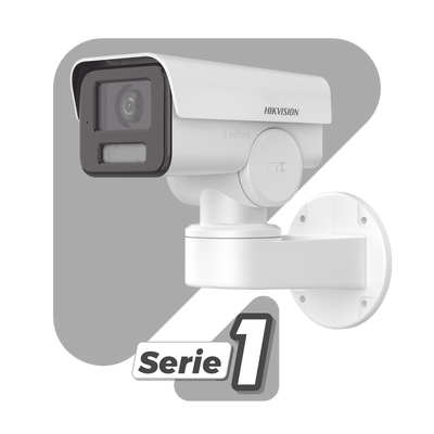 Bala IP PTZ 4 Megapixel / Lente Mot. 2.8 a 12 mm  / Luz IR 50 mts / WDR 120 dB  / PoE / IP66 / Microfono Integrado / Micro SD / Ultra Baja Iluminación