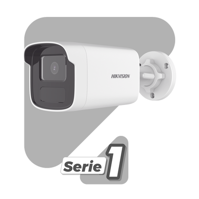 [Dual Light] Bala IP 4 Megapíxel / Lente 4 mm / 50 Mts IR + 50 mts Luz Blanca / ACUSENSE Lite (Detección de Humanos y Vehiculos) / Exterior IP67 / WDR 120 dB / PoE