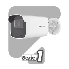 [Dual Light] Bala IP 4 Megapíxel / Lente 4 mm / 50 Mts IR + 50 mts Luz Blanca / ACUSENSE Lite (Detección de Humanos y Vehiculos) / Exterior IP67 / WDR 120 dB / PoE