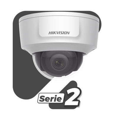 Domo IP 4K  / Lente 2.8 mm / Salida HDMI (1080p) para Usar en Monitor / Uso en Centros Comerciales / 30 Mts IR EXIR / IP42 / IK10 / WDR 120 dB / PoE / Micro SD