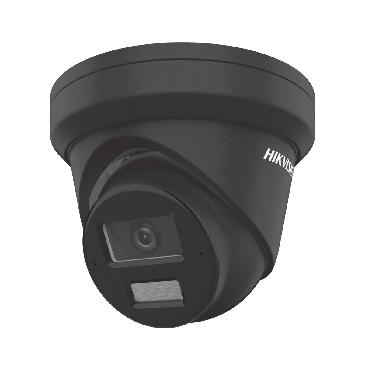 [Dual Light + 2 Micrófonos de Doble Matriz] Turret IP 4 Megapixel / Color Negro / Lente 2.8 mm / 30 mts Luz Blanca + 30 mts IR / ACUSENSE / Exterior IP67 / WDR 120 dB / PoE / ONVIF / Micro SD / Metal / ACUSEEK