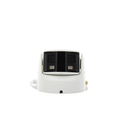 [FlexVu] [PROTECCIÓN ACTIVA] Turret IP Panorámica 4 Megapíxel / 2 Lentes 2.8 mm (180°) / Imagen a Color 24/7 (ColorVu) / PoE / WDR 130° / IP67 / ACUSENSE / Luz Estroboscópica y Alarma Audible / 30 mts Luz Blanca / Mic