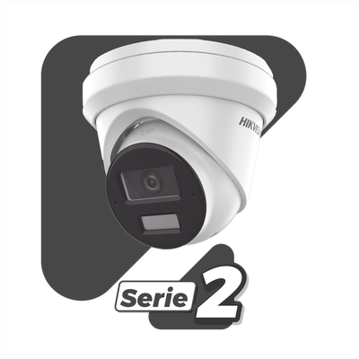 [Dual Light + 2 Micrófonos Integrados] Turret IP 6 Megapixel / Lente 2.8 mm / 30 mts Luz Blanca + 30 mts IR / ACUSENSE / Exterior IP67 / WDR 120 dB / PoE / ONVIF / Micro SD / Metal / ACUSEARCH
