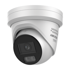 [Dual Light + ColorVu 3.0 + HikAI] Turret IP 8 Megapixel / Lente 2.8 mm / 30 mts IR + Luz Blanca / 2 Microfonos Integrados / Exterior IP67 / Estrobo Azul y Rojo / WDR 130 dB / ACUSENSE 3.0 / Metal / NEMA 4X / ACUSEEK