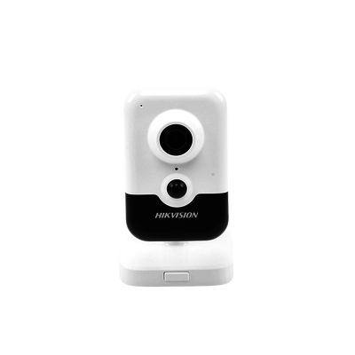 Cubo IP 4 Megapixel / Serie PRO / Lente 2.8 mm / 10 mts IR EXIR / PoE / Sensor PIR / H.265+ / Interior / Audio de Dos Vías / PoE / MicroSD / ONVIF