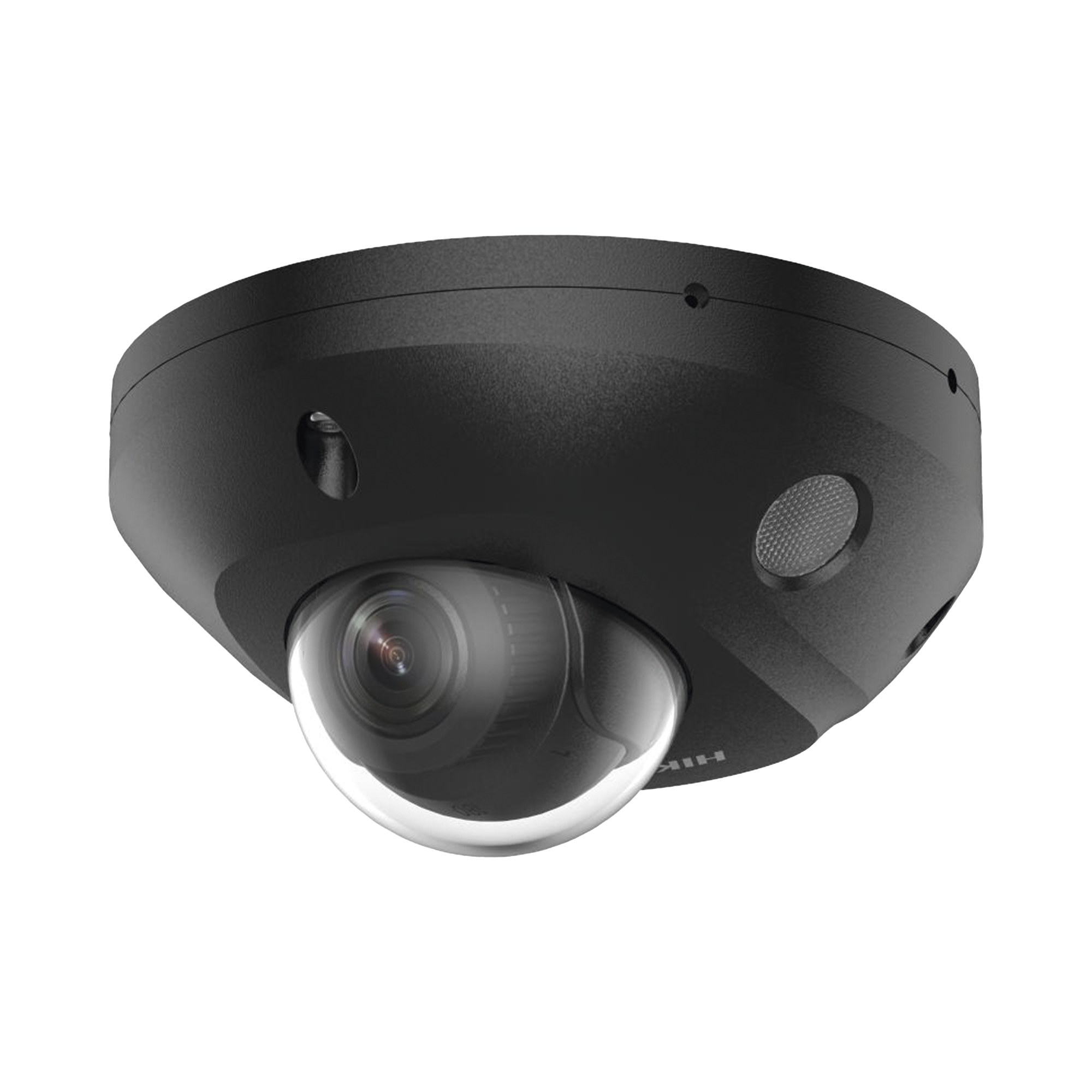 [Dual Light + 2 Micrófonos Integrados] Mini Domo IP 4 Megapixel / Color Negro / Lente 2.8 mm / 30 mts Luz Blanca + 30 mts IR / ACUSENSE / Exterior IP67 / IK08 /  WDR 120 dB / PoE / ONVIF / Alarmas I/O / Micro SD / ACUSEEK
