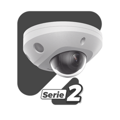 [Dual Light + 2 Micrófonos Integrados] Mini Domo IP 6 Megapixel / Lente 2.8 mm / 30 mts Luz Blanca + 30 mts IR / ACUSENSE / Exterior IP67 / IK8 /  WDR 120 dB / PoE / ONVIF / Micro SD / ACUSEARCH