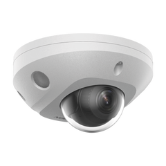 [Dual Light + 2 Micrófonos Integrados] Mini Domo IP 6 Megapixel / Lente 2.8 mm / 30 mts Luz Blanca + 30 mts IR / ACUSENSE / Exterior IP67 / IK8 /  WDR 120 dB / PoE / ONVIF / Micro SD / ACUSEEK