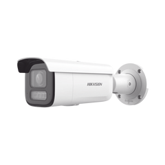 [Dual Light + 2 Micrófonos Integrados] Bala IP 6 Megapixel / Lente Mot. 2.8 a 12 mm / 60 mts Luz Blanca + 60 mts IR / Exterior IP67 / IK10 /  WDR 120 dB / PoE+ / ACUSENSE / Alarmas I/O / Micro SD / ONVIF / Metal / ACUSEEK