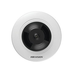 Mini Fisheye IP 5 Megapixel / Panorámica 180° - 360° / Microfono Integrado / 8 mts IR / Uso en Interior / PoE / Múltiples Vistas por iVMS-4200 / Alarmas I/O / Micro SD