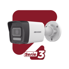 [Dual Light] Bala IP 4 Megapixel / Lente 2.8 mm / 30 mts IR + 20 mts Luz Blanca / Micrófono Integrado  / Exterior IP67 / H.265 / PoE / ONVIF / Micro SD