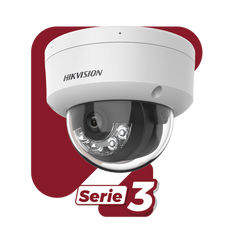 [Dual Light] Domo IP 4 Megapixel / Lente 2.8 mm / 30 mts IR + 30 mts Luz Blanca / Micrófono Integrado / Antivandálico IK08  / Exterior IP67 / H.265 / PoE / ONVIF / Micro SD