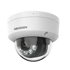 [Dual Light] Domo IP 4 Megapixel / Lente 2.8 mm / 30 mts IR + 30 mts Luz Blanca / Micrófono Integrado / Antivandálico IK08  / Exterior IP67 / H.265 / PoE / ONVIF / Micro SD