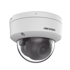 Domo IP 4 Megapixel / Lente 2.8 mm / 40 mts IR / Exterior IP67 / IK10 / Microfono Integrado / DARKFIGHTER / Audio y Alarma I/O / PoE / ONVIF / Micro SD / 4 Analíticos: AcuSense, Detección Facial, Conteo de Personas por Cruce y Zona