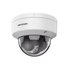 Domo IP 4 Megapixel / Lente 2.8 mm / Dual Light (40 mts IR + 40 mts Luz Blanca) / Darkfighter S / Exterior IP67 / IK10 / Microfono Integrado / WDR 130 dB / 4 Analíticos: AcuSense, Deteccion Facial, Conteo de Personas por Cruce y Zona