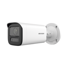 Bala IP 4 Megapíxel / Lente Motorizado 2.7 a 13.5 mm / Dual Light (50 mts IR + 50 mts Luz Blanca)   / Exterior IP67 / WDR 120 dB / PoE  / Micro SD