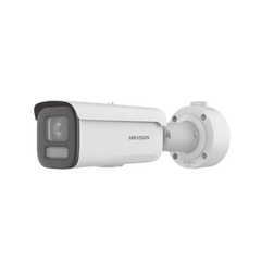 Bala IP 4 Megapixel / Lente Mot. 2.7 a 13.5 mm / Dual Light (60 mts IR + 60 mts Luz Blanca ) / Darkfighter S / Exterior IP67  / IK10 / WDR 130 dB / 4 Analíticos: AcuSense, Deteccion Facial, Conteo de Personas por Cruce y Zona