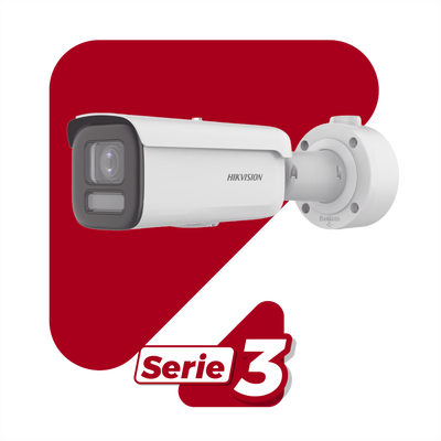 Bala IP 8 Megapixel / Lente Mot. 2.7 a 13.5 mm / Dual Light (60 mts IR + 60 mts Luz Blanca ) / Darkfighter S / Exterior IP67  / IK10 /WDR 130 dB / 4 Analíticos: AcuSense, Deteccion Facial, Conteo de Personas por Cruce y Zona