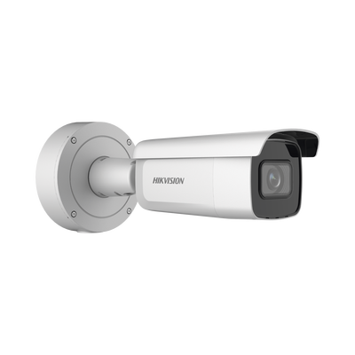 Bala IP 8 Megapixel (4K) / Lente Mot. 2.7 a 13.5 mm / 60 mts IR EXIR / Exterior IP66 / IK10 / DARKFIGHTER / Audio y Alarma I/O / PoE+ / ONVIF / Micro SD / 4 Analíticos: AcuSense, Deteccion Facial, Conteo de Personas por Cruce y Zona
