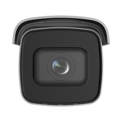 Bala IP 8 Megapixel (4K) / Lente Mot. 2.7 a 13.5 mm / 60 mts IR EXIR / Exterior IP66 / IK10 / DARKFIGHTER / Audio y Alarma I/O / PoE+ / ONVIF / Micro SD / 4 Analíticos: AcuSense, Deteccion Facial, Conteo de Personas por Cruce y Zona