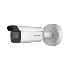 Bala IP 8 Megapixel (4K) / Lente Mot. 2.7 a 13.5 mm / 60 mts IR EXIR / Exterior IP66 / IK10 / DARKFIGHTER / Audio y Alarma I/O / PoE+ / ONVIF / Micro SD / 4 Analíticos: AcuSense, Deteccion Facial, Conteo de Personas por Cruce y Zona